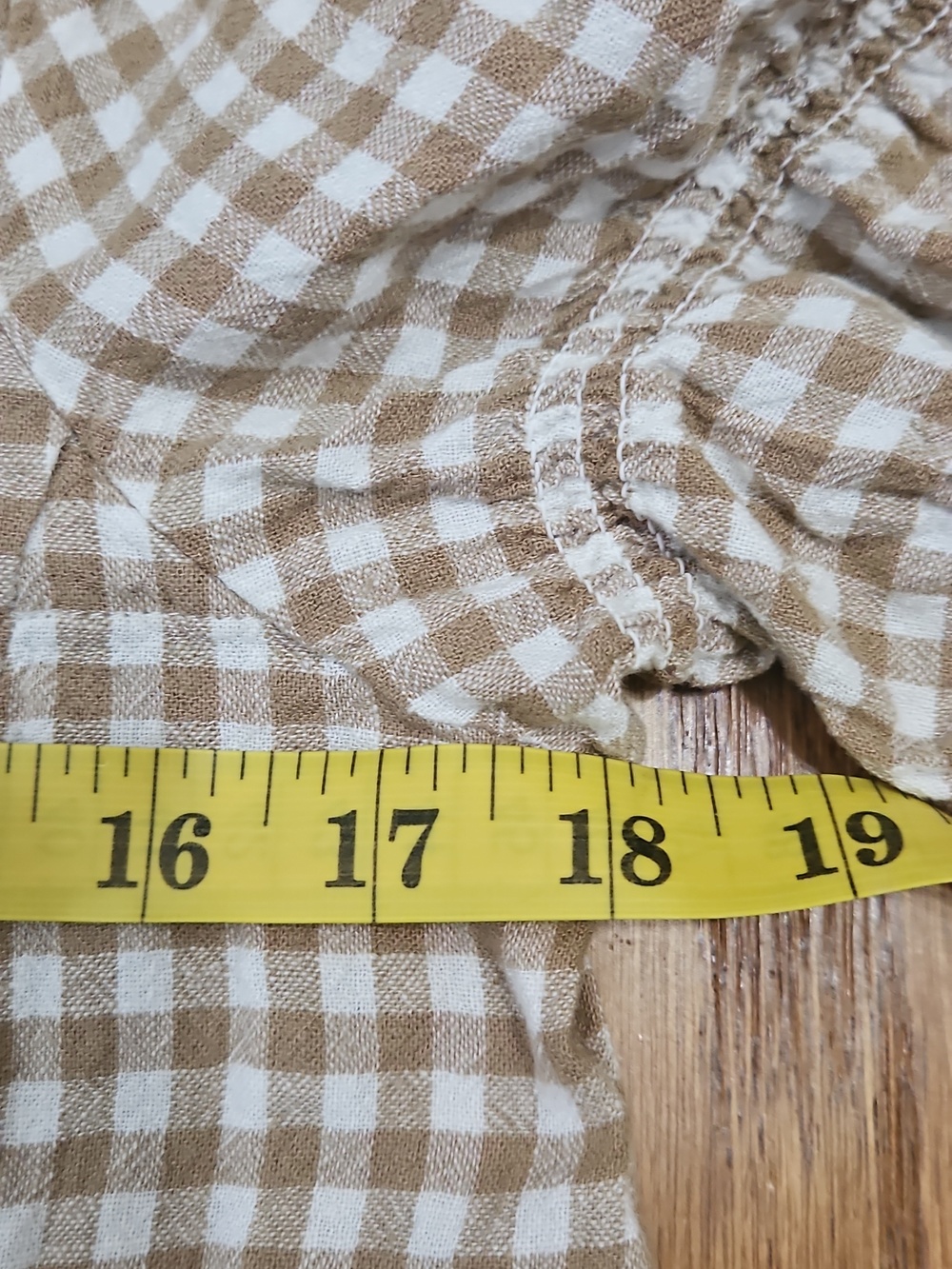 Madewell Gingham Jacquard Square-Neck Puff-Sleeve Top - Picture 8 of 9